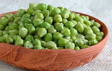 GREEN CHANA LILVA [WITHOUT SHELL] 400GM