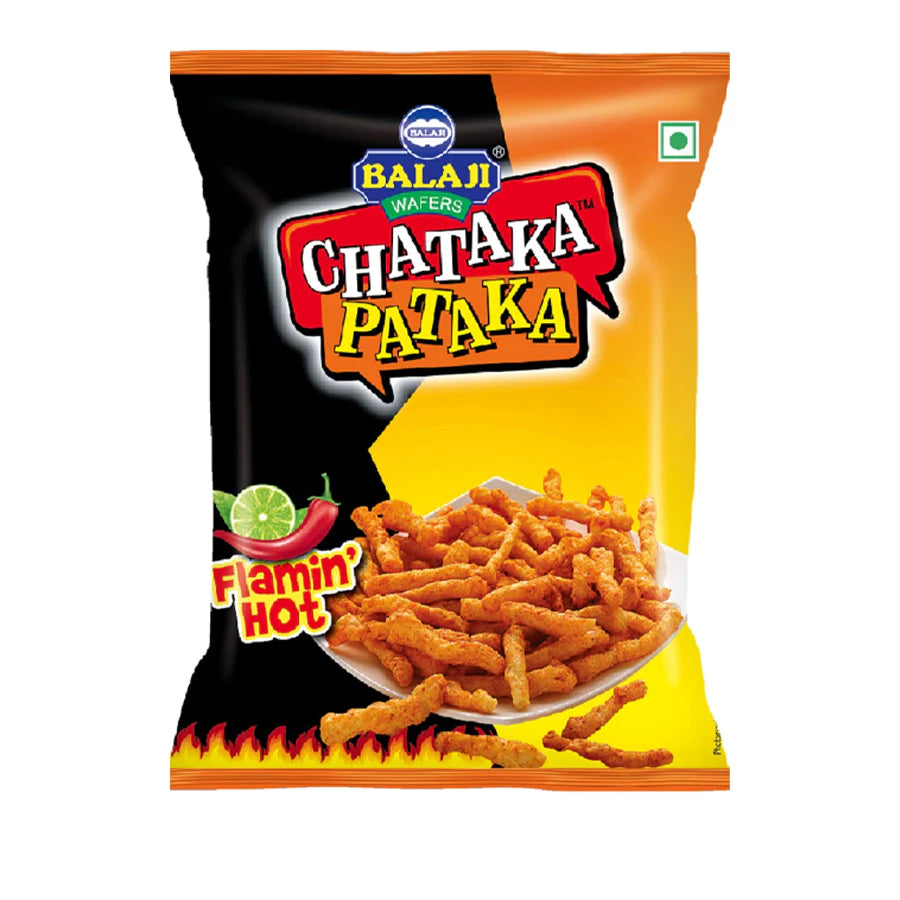 Balaji Chataka Pataka 65gm Flamin Hot
