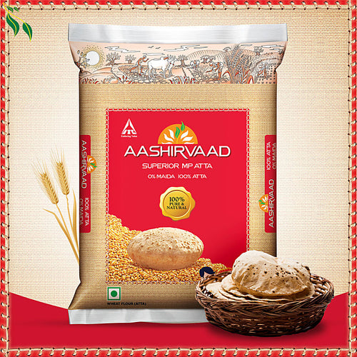 Aashirvaad Whole Wheat Flour Shudh Chakki Atta 5 kg